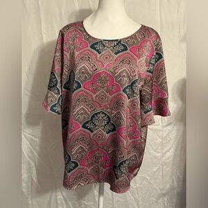 Elegant Paisley Women's Top